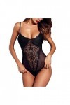 Body sexy pour femme Lingerie Nuisette Lingerie Dentelle Lingerie Sexy Body Babydoll Sous-vêtements Tenue sexy pour sexe Tedd