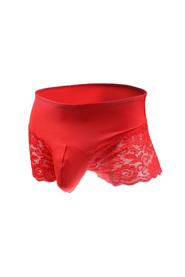 Sous-vêtements sexy en dentelle pour homme - Sous-vêtements sexy sans couture pour un look séduisant et sensuel - Boxer en ma