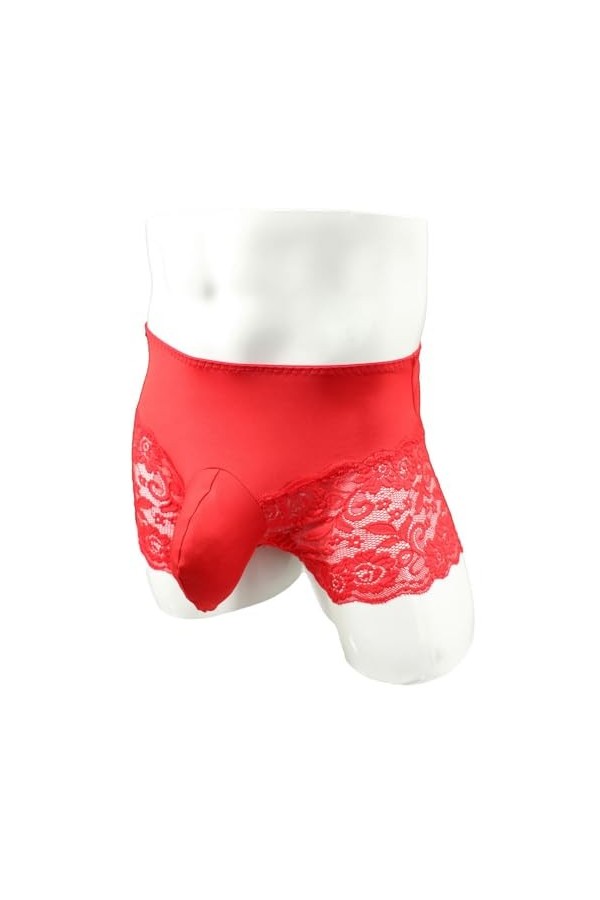 Sous-vêtements sexy en dentelle pour homme - Sous-vêtements sexy sans couture pour un look séduisant et sensuel - Boxer en ma