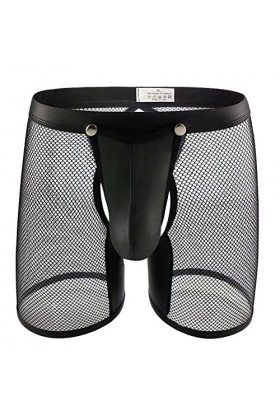 Boxer éléphant pour homme - Slip en maille - String pour homme - Sous-vêtement érotique éléphant - String amusant - Cadeau po