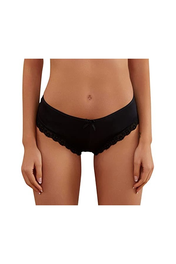 Culotte Dentelle Sexy pour Femme sous Vetements Culotte Sexy en Dentelle pour Femme Taille Haute Femme Sexy Dentelle Patchwor