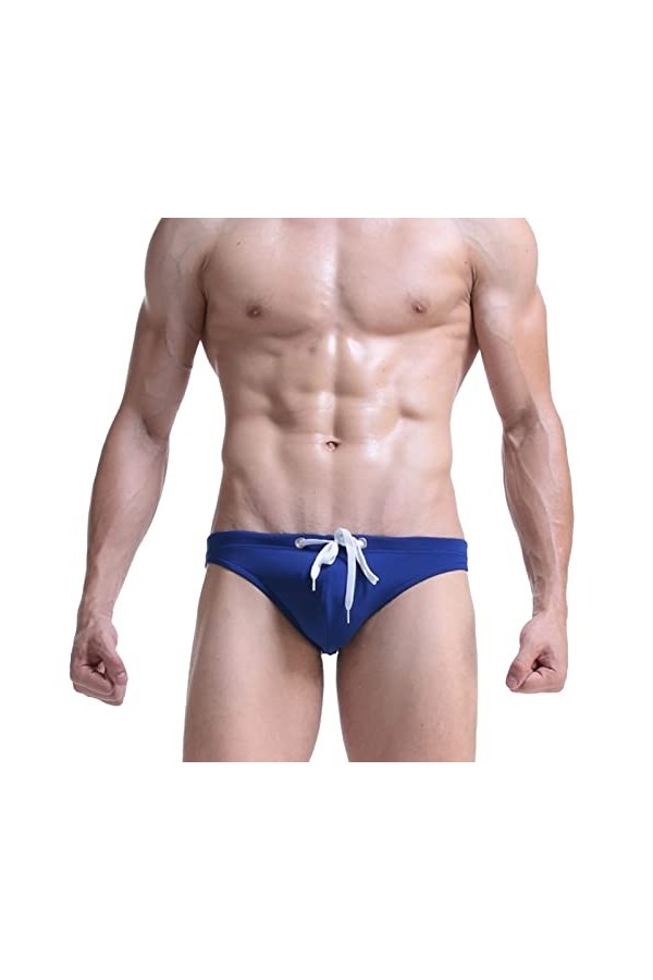 CUTeFiorino Sous-vêtements doublés pour homme - Sous-vêtements solides - Court - Cordon respirant - Confortable - Sous-vêteme