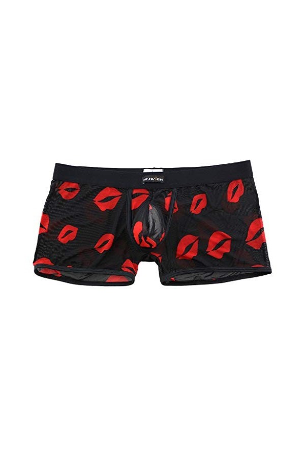 Générique String Homme Sexy Hot Dentelle Slips Boxer Les sous-vêtements Sexy pour Hommes Les sous-vêtements de Sport Les lèvr