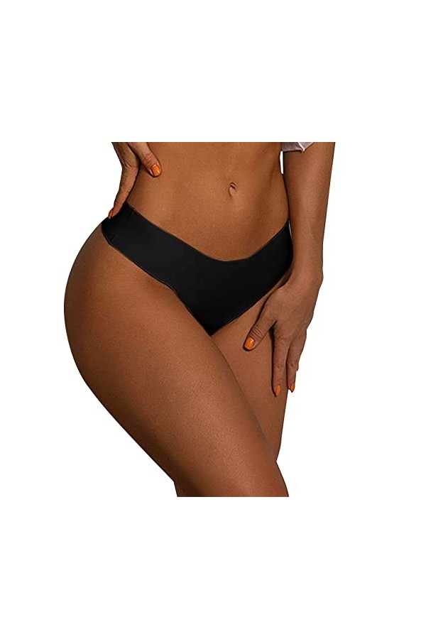 Femme Culotte Femme Coton Sexy Slip en Dentelle Culotte Femme Taille Midi Confortable Slip Sexy String Thong Femme Tangas Cul