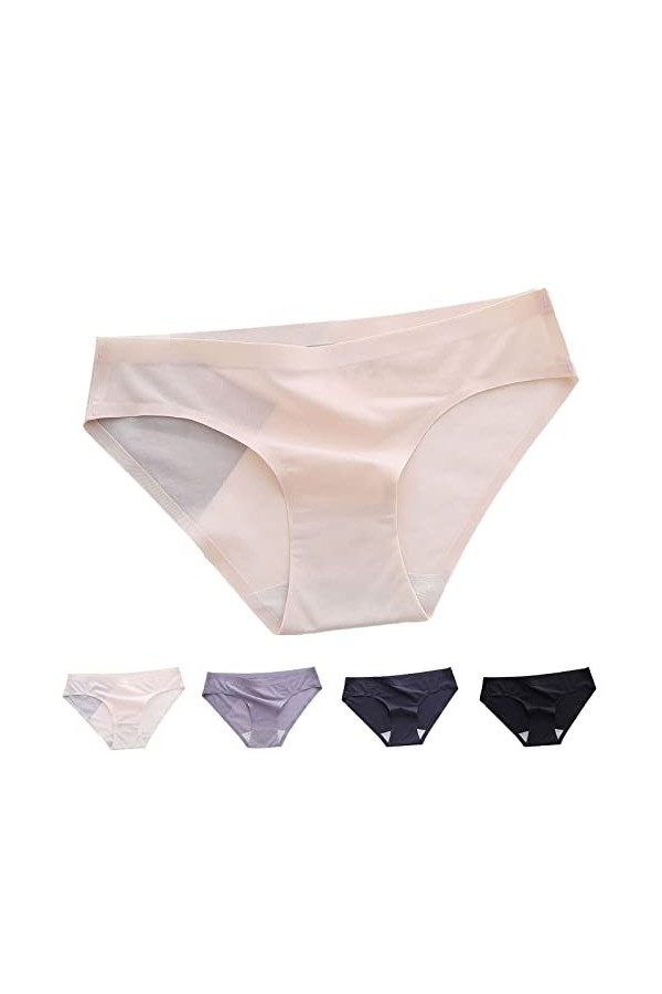 Générique Culottes Dentelle pour Femme Ouvert Slips Confortable Sexy Coquin Transparente Tanga sans Couture String Chic Culot