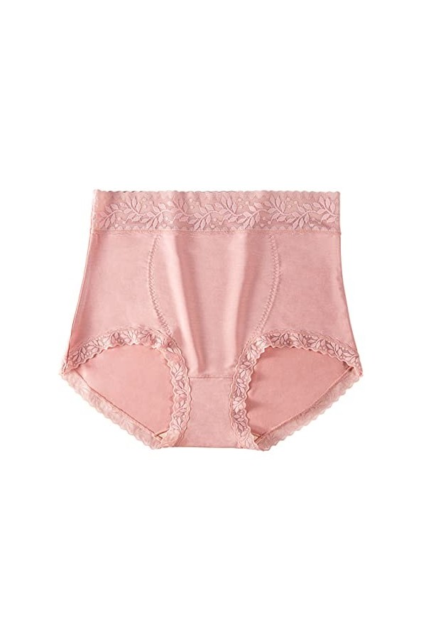 Lace Edge Sexy Pants Fashion Solid Respirant Culotte Fancy Cute Big Size Sous-vêtements sexy pour hommes et femmes, Rose, L