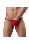 Boxer Homme Mode Hommes Slips G-String sous-vêtements Bulg Sports Creux sous-vêtements Sexy t-Back Tenu Sexy Coquin Homme
