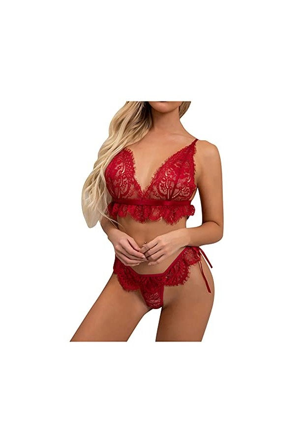 Zannycn Lingerie pour sexe pour femme Body Ouvert Lingerie Sexy Femme Pour Sexe Lingerie Femme Lingerie Sexy Lingerie Femme L