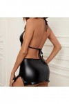 Lingerie Femme Sexy Ensemble Homme Sexy Hot y25k Mode Sexy Leather Sleepwear Lingerie sous-vêtements Nightdress Combinaison D