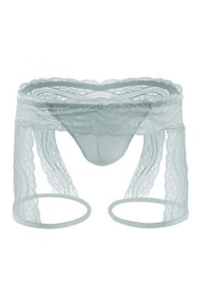 LDadgf Ensemble lingerie sexy pour adulte avec jarretière, Blanc., XXL