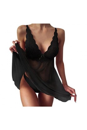Générique Femmculottes pour Grande Taille Culotte Nuisette Lingerie Érotique Racy Sexy Sexy Vêtements de Chemise De Nuit