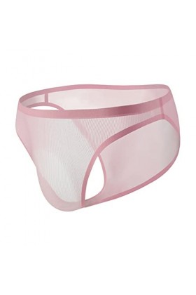 FGUUTYM Transparent Robe Sexy Ultra Mince Film 3D Sexy Pantalon Taille Basse, Rose, M