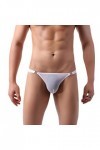 Sous-vêtement en coton pour homme avec poches souples, Blanc., taille unique