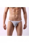 Sous-vêtement en coton pour homme avec poches souples, Blanc., taille unique
