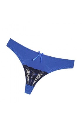 Sexy Basse Taille Dentelle Dentelle Culotte de Couleur chez Les Femmes pour Le Patchwork Solide Thong String Trou Sexy Hot