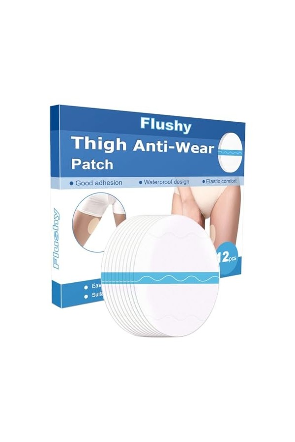 Autocollant anti-frottement pour l’intérieur de la cuisse, 12 autocollants anti-frottements invisibles auto-adhésifs, Coussin