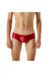 String Homme Sexy Hot Dentelle Slips Boxer Entrejambe pour Hommes sans Couture Brillant Soyeux Haute élastique Grande Taille 