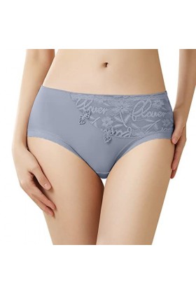 Pantalons Triangle pour Femme Taille Haute Shorts en Pur Coton et Soie Culotte Stretch Slips Couleur Unie Soiree Coupe Confor