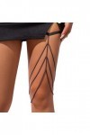 Chaîne Cuisse Simple À Plusieurs Couches Chaîne Jambe Élastique Antidérapante Accessoires Jambe Boîte Nuit Bord Mer Dété pou