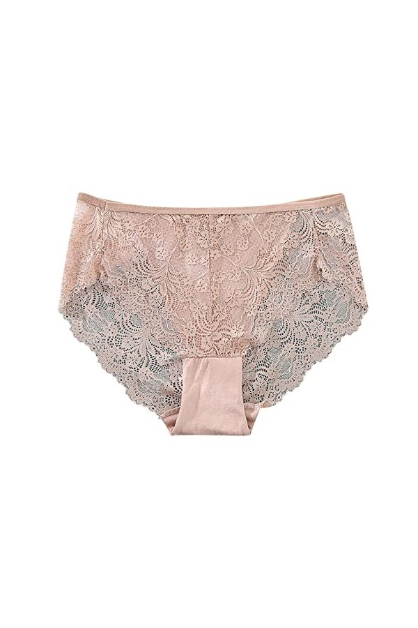 Culottes en Dentelle pour Femmes Culottes Ouvertes Sexy Culotte Classique Slip Élégant Culotte Gainante Femme Culottes Culott