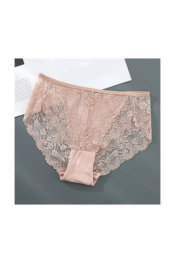 Culottes en Dentelle pour Femmes Culottes Ouvertes Sexy Culotte Classique Slip Élégant Culotte Gainante Femme Culottes Culott