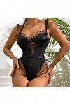 Lingerie Sexy Femme Dentelle Dos NuErothique Lenceria Extreme Sexy Dessous New Luxury Sexs Noir Couleur Femmes Sexy Jarretièr