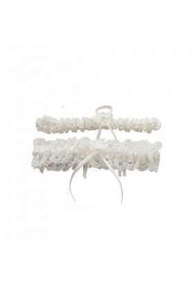 iOoppek Lingerie de haute qualité en dentelle jarretière de mariée jambe jarretière mariage cosplay décor porte-jarretelles s