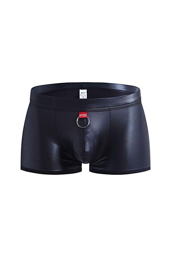 Lingerie Femme Sexy Ensemble Homme Sexy Hot y26k Imitation sexy mens Pants laque sous-vêtements en cuir bagues en cuir simple