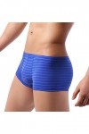 String Homme Sexy Hot Dentelle Slips Boxer Taille Boxer Sous-vêtements bas rayures pour hommes reliefs mode couleur tendance 