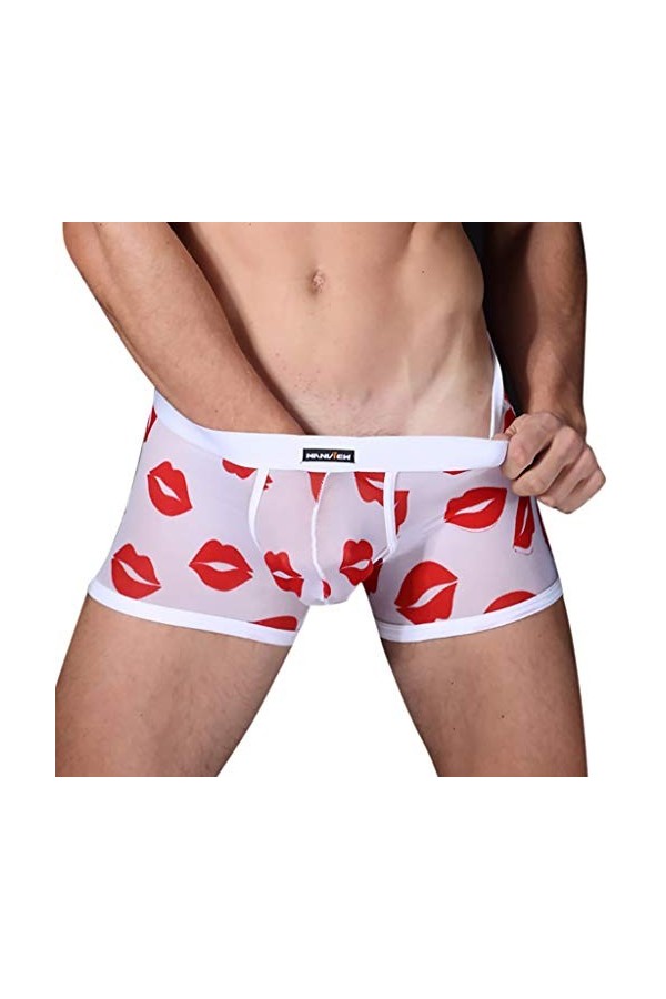 Générique String Homme Sexy Hot Dentelle Slips Boxer Les sous-vêtements Sexy pour Hommes Les sous-vêtements de Sport Les lèvr