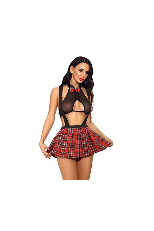 Vêtements De Nuit Femme 2 Pièce Ensemble Soutien Gorge et String Erotique sous-Vetements Sexy Lingerie Sexy Ensemble Dentelle