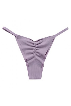 String en Pur Coton et Soie Femme Culottes Couleur Unie 2023 Nouveau de Absorbante Menstruelle Pantalons Triangle Stretch Sli