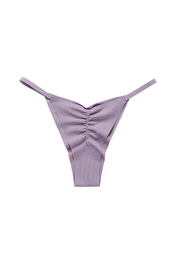 String en Pur Coton et Soie Femme Culottes Couleur Unie 2023 Nouveau de Absorbante Menstruelle Pantalons Triangle Stretch Sli