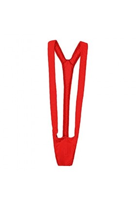 String Homme Humour Sexy Joint vêtements de Bain pour Hommes en Forme de V Couleur Thong sous-vêtements Solides serrés sous-v