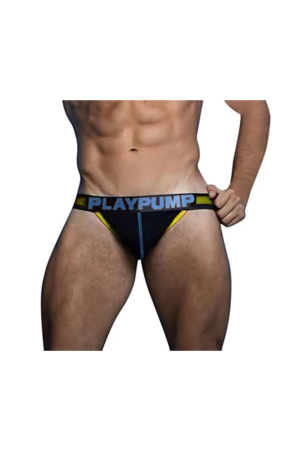 CUTeFiorino Tableau des tailles pour homme - Sexy - Taille basse - Sous-vêtement en coton - Respirant - Doux - Coupe courte -