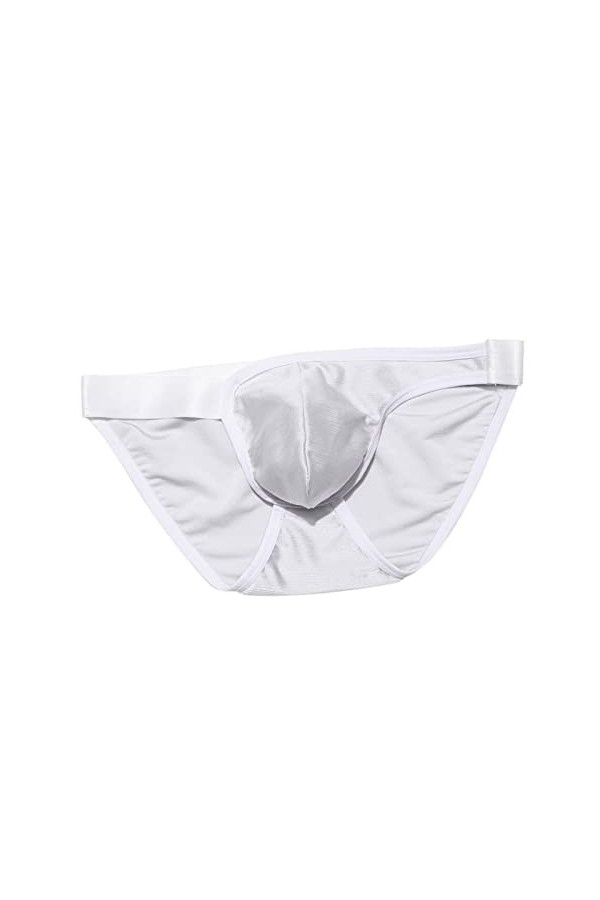 Schi Sous-vêtements pour homme, solides, confortables, respirants, décontractés, Blanc., S