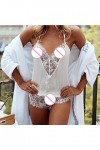 Lingerie Sexy Femme Grande Taille Brassière Dames Sexy Lingerie V-Cou Cils Dentelle Sling Séduisante Pyjama Une pièce Ensembl