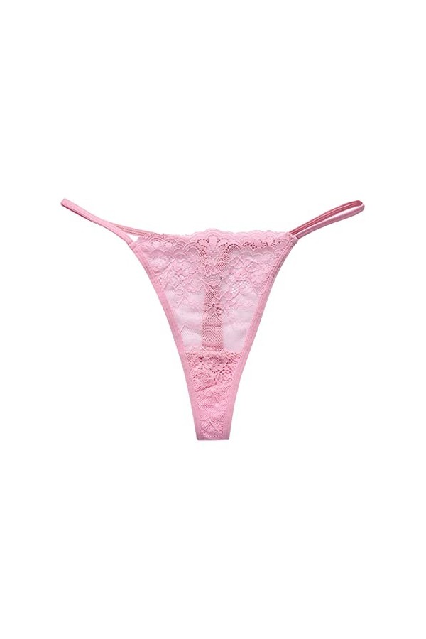 Culottes Femme Slips Soie Invisible Culottes Sexy Culotte Femme Stretch Taille Basse Slips Doux Femmes Crochet Dentelle Sexy 