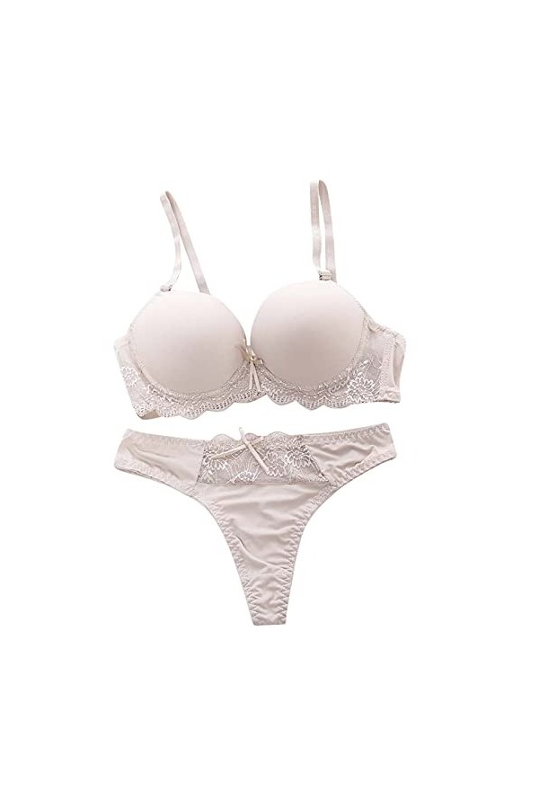 BIISDOST Culotte sexy pour femme - Culotte brésilienne - Taille haute - String sexy - En coton - Pour femme, kaki, 100A