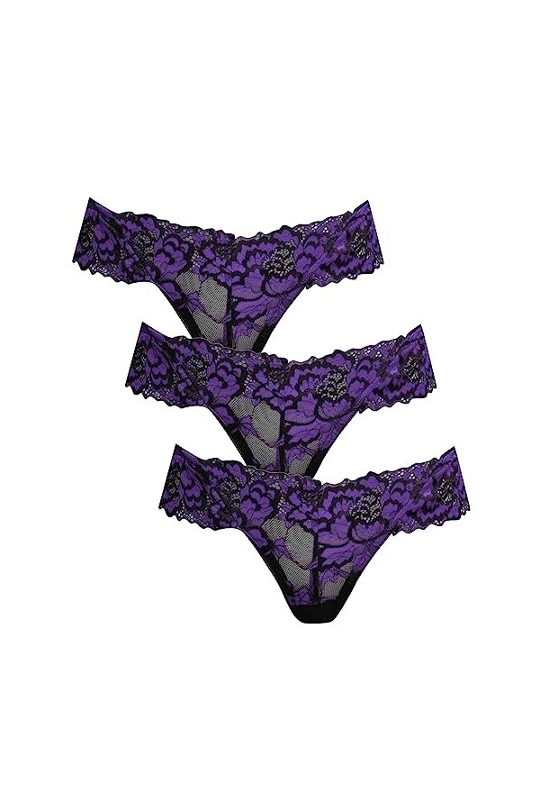 Générique Culotte Ouverte Sexy à LEntre Jambe Tangas Ficelle Nuisettes Transparentes Col V Profond String Femme Sexy Chic Ho