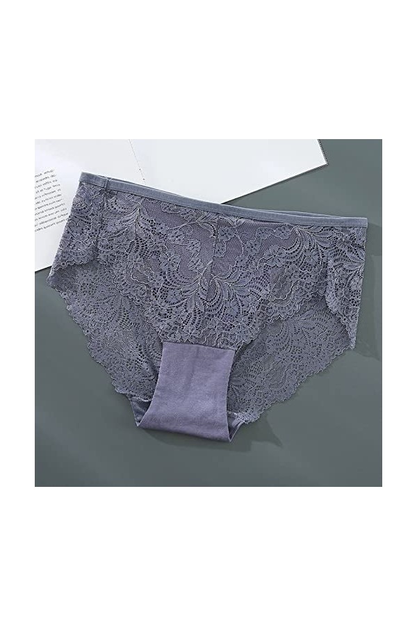 Culottes en Dentelle pour Femmes Culottes Ouvertes Sexy Culotte Classique Slip Élégant Culotte Gainante Femme Culottes Culott