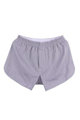 FGUUTYM Löwe Trägt Heute Sous-vêtements en coton pour homme, boxer ample, taille moyenne, pyjama en coton, grande tête de sou