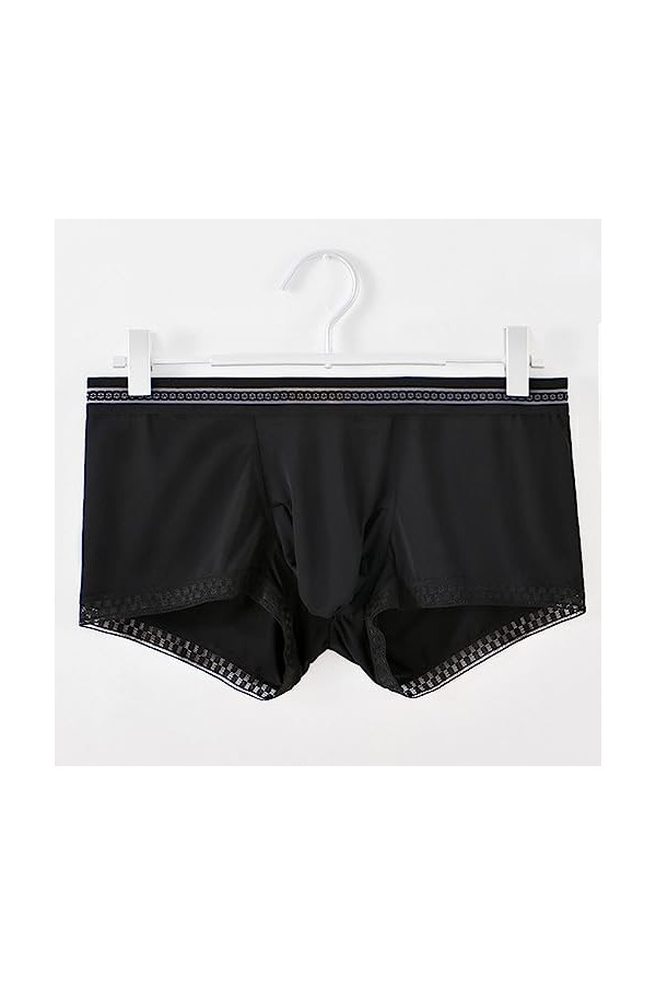 Générique String Homme Sexy Hot Dentelle Slips Boxer sous-vêtements pour Hommes sous-vêtements Frais Respirants translucides 