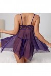 Nuisette Sexy Femme Érotique Ouverte Nuit Body Coquine Valentin sous Vêtements Erotisme De Nuit en Lingerie Transparentes Sex