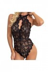 Lingerie Erothique Sexy Coquine Body Nuisette Ouverte Transparente Mini Robe Grande Taille Lingerie Hyper Sexy Valentin Sensu