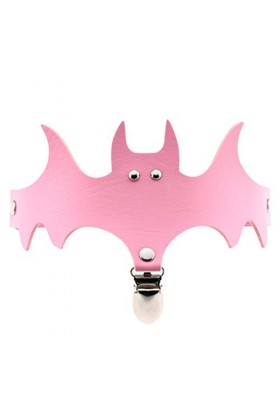 UOWEG Suspension Ceinture de Cuisse jarretière Aile réglable Bat Lady Bas Halloween Jambe Legging Sexy Noir Pink, One Size 