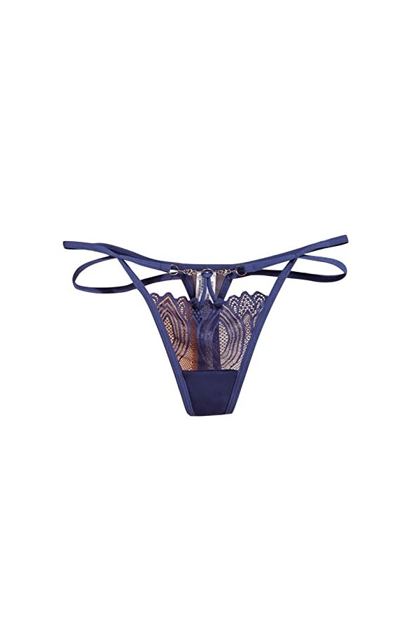 Briskorry String Sexy Culotte Ouverte Entrejambe Slips Culottes Taille Basse Culotte Hipster String Croisées Panties sous-Vet