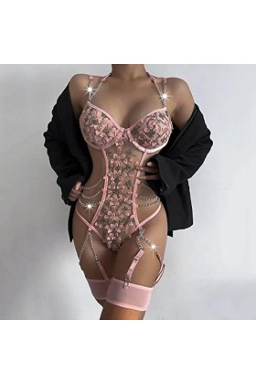 Saingace Sexy Combinaison Latex Femme - Costumes Sexy Femme String Femme Sexy Babydoll Robe De Nuit Tenue Erothique Sexy Baby