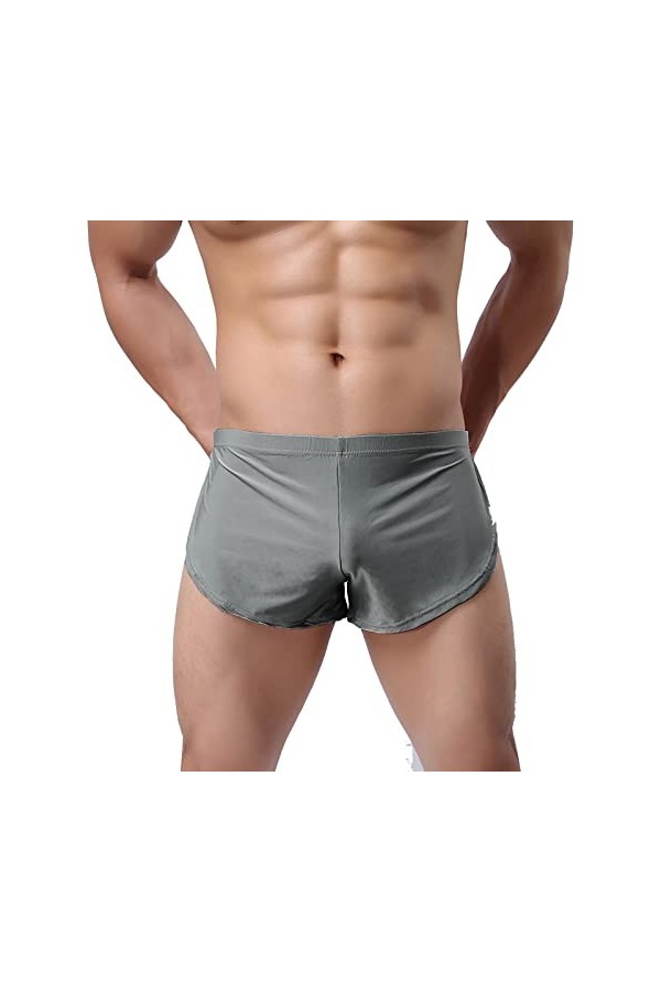 Zannycn String pour homme - String de sport - Slip sexy pour homme - Boxer - Slip Power pour homme - Maillot de bain short po