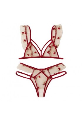 Ensemble de Lingerie Sexy en Dentelle Corset Sexy Femme Érotique Costumes Sexy Femme Push Up Sein Chic Culottes Shorties et S